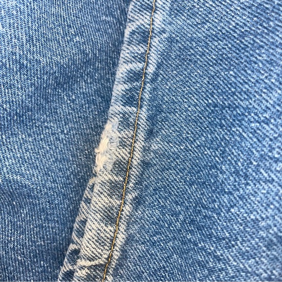 Carhartt Mens Size 42 Relaxed Fit Heavyweight Work Denim Light Wash Blue Classic - Picture 6 of 13